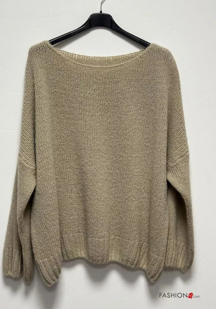 Strick Pullover mit Mohair