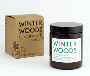 Duftkerze Winter Holz