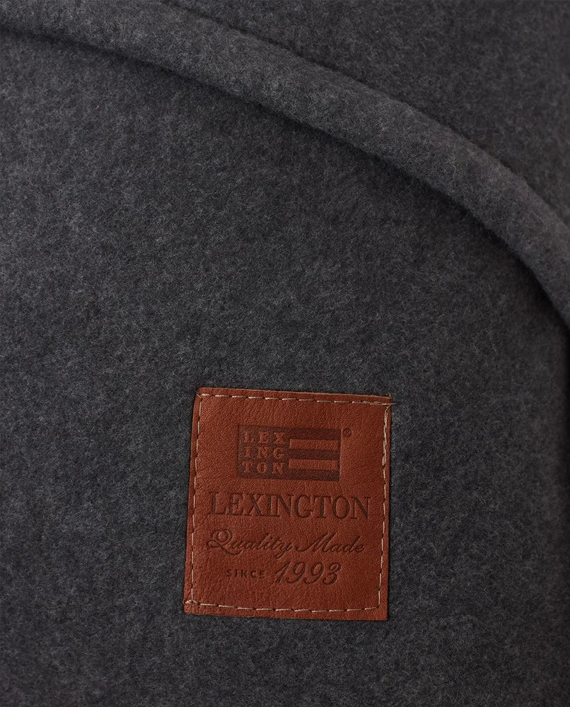 Faux Fur Kissenbezug Lexington dunkelgrau