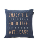 Good live Kissenbezug Lexington steelblue 50x50