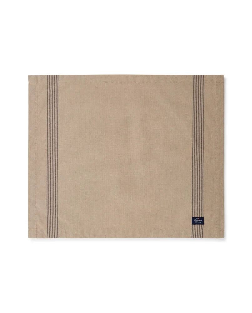 Organic cotton Tischset von Lexington 40x50 beige
