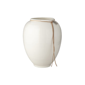 ERNST Keramik Vase weiß glasiert H22