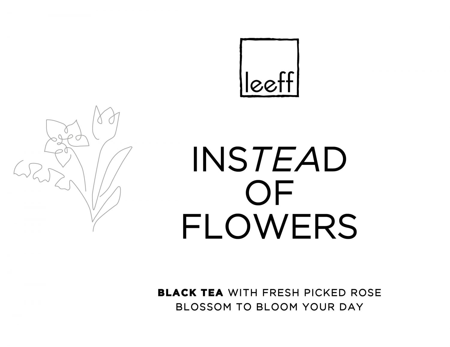 Tee von Leeff "Anstelle von Blumen"