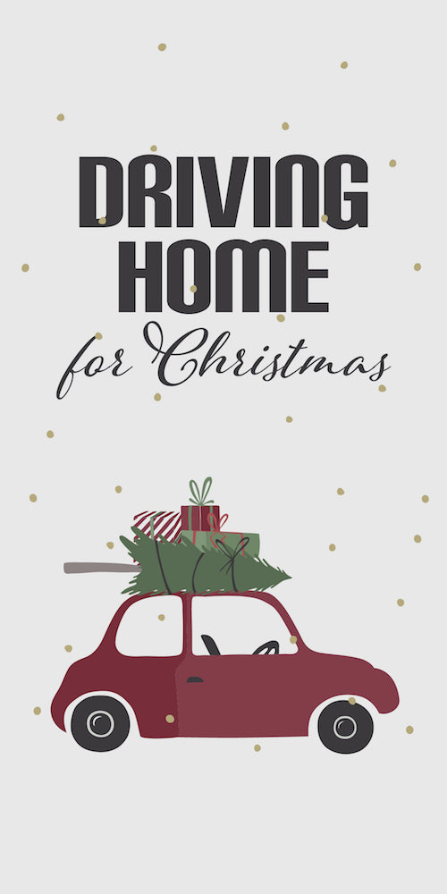 Servietten IB Laursen Driving home for Christmas